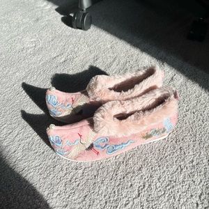 Chinese ethnic shoes footwear halloween costume